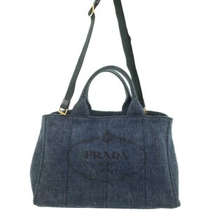 Prada Canapa 2way Top Handle Crossbody Tote Convertible Tote Bag